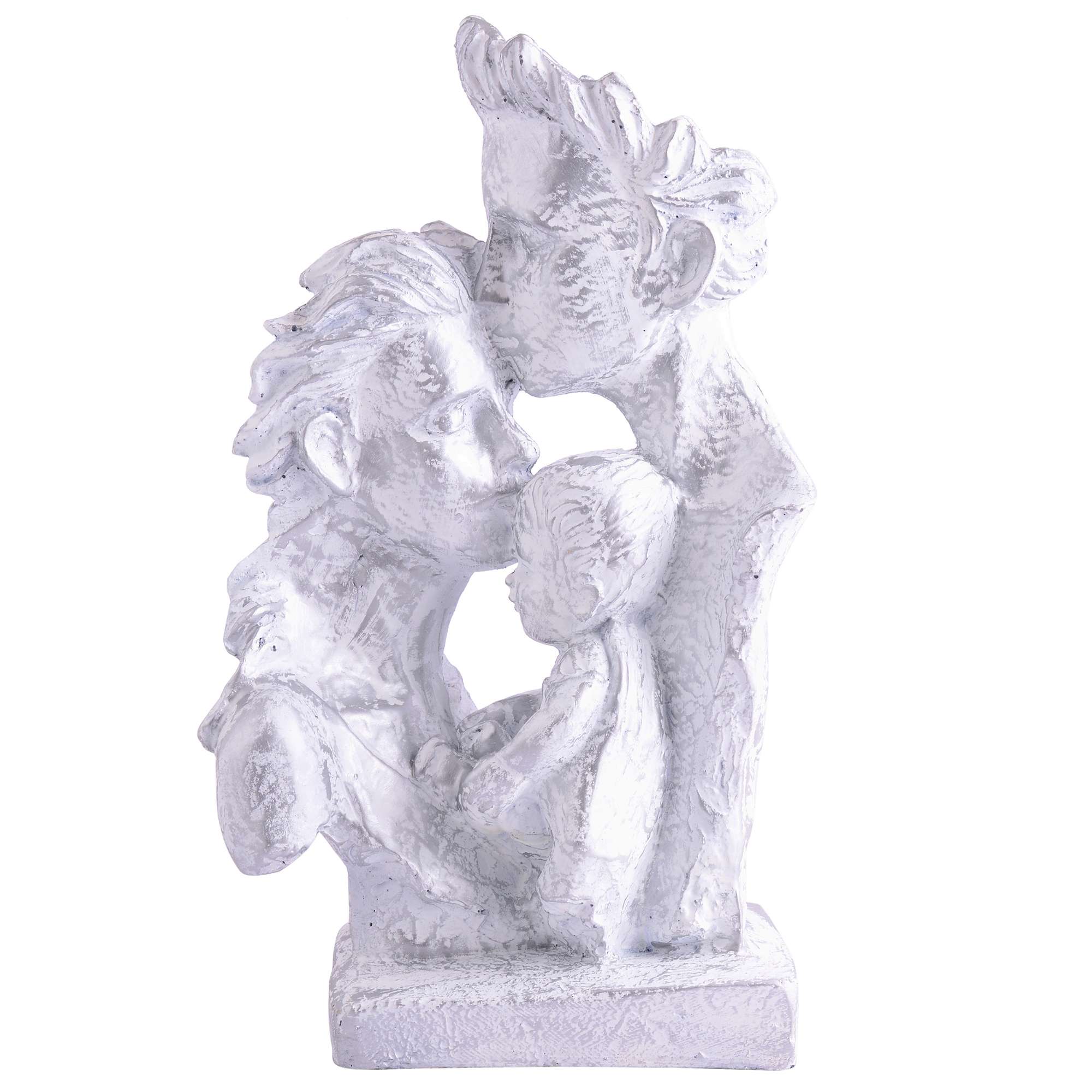 MOTHER and Father with Child Love golden Statue showpiece for Home Decor and Gifting - Image 2